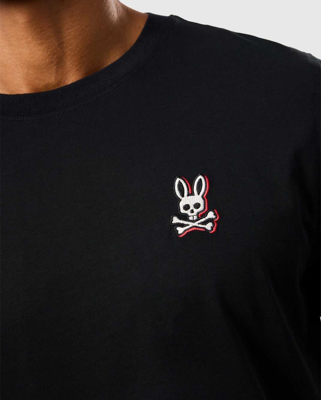 Tees Psycho Bunny Kayden Fashion Tee Noir Homme | QWT-00417195